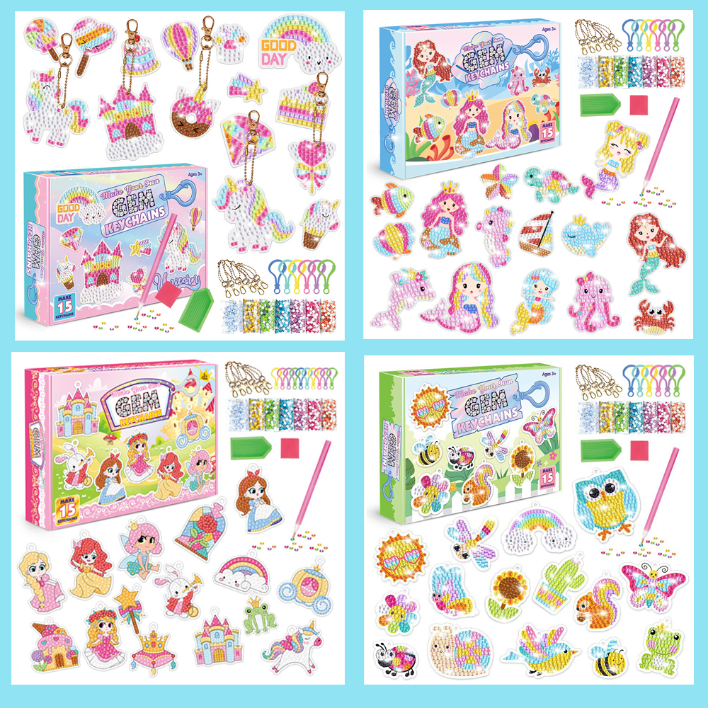Art Craft Toddler - Children's Cartoon Princess Magic Gem -