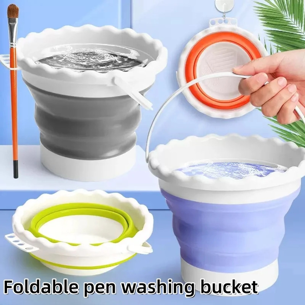 Art & Craft Kortingscode - Collapsible Foldable Paint Brush Water Bucket