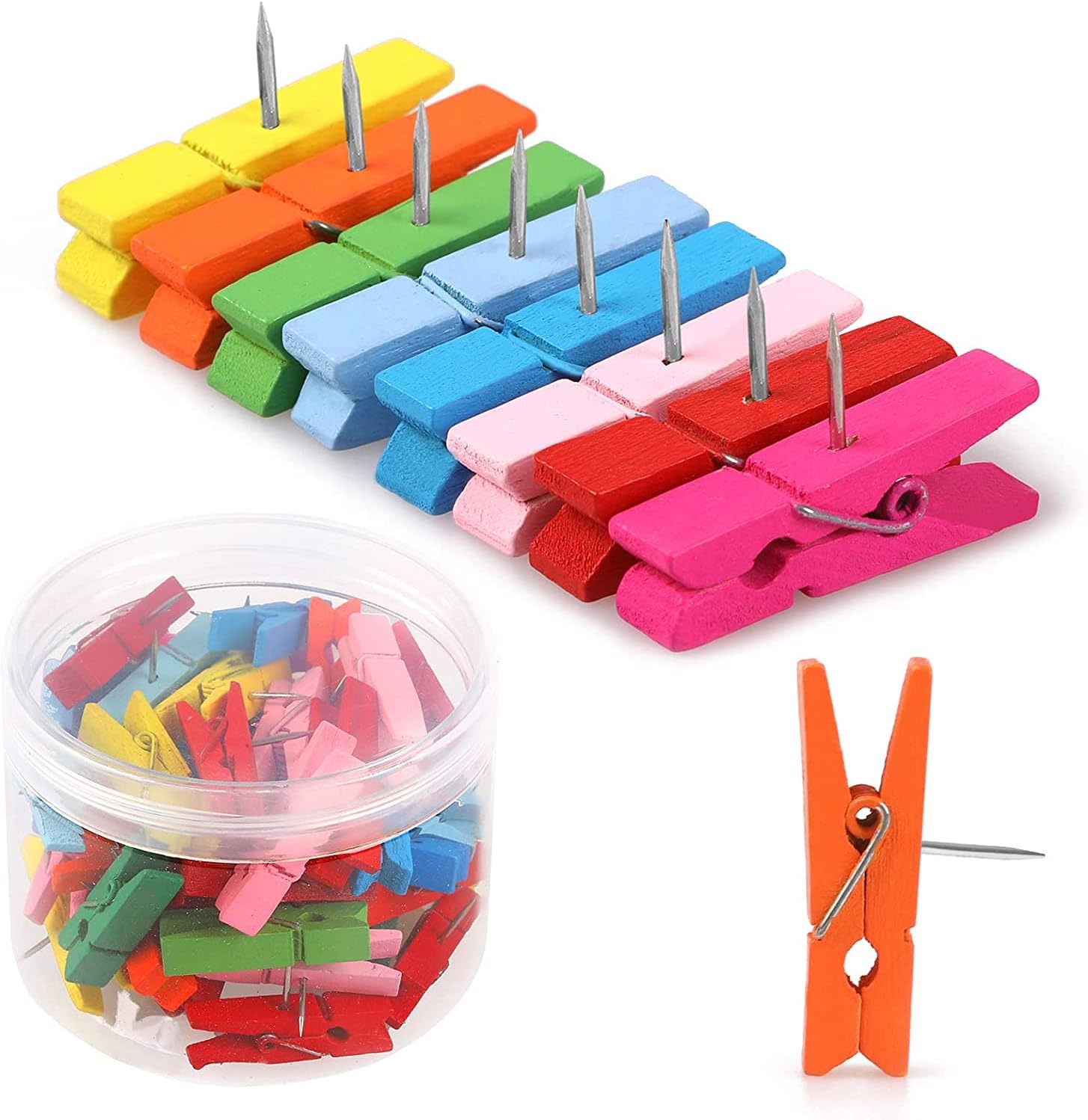 Artwork Craft - 50 PCS Colorful Push Pin with