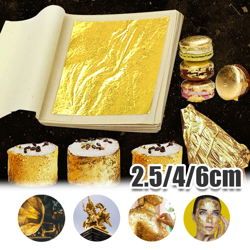 Art Craft Leaves - Real 24K Gold Leaf Sheets in