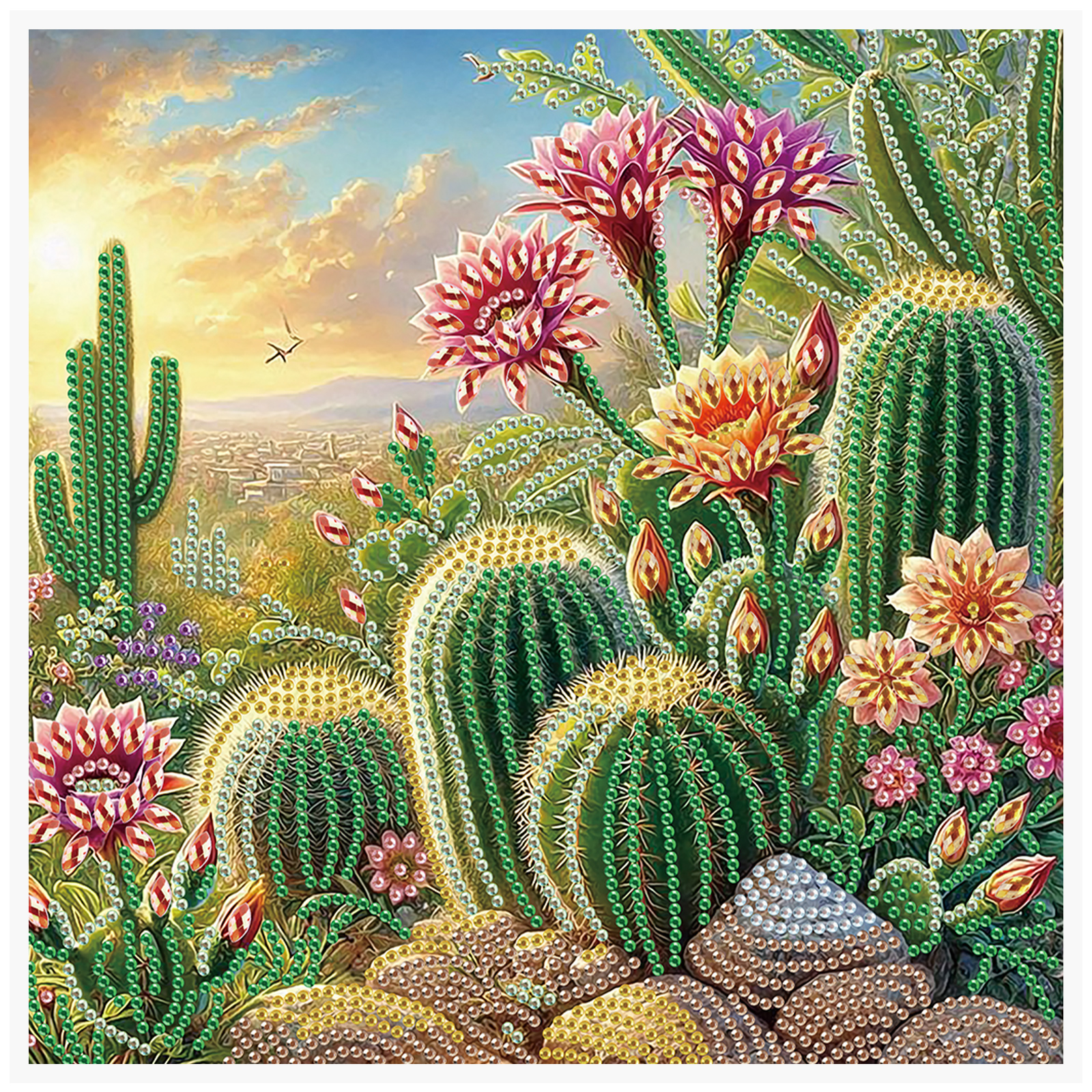 Art Craft Things - 5D DIY Diamond Painting Flower Kit