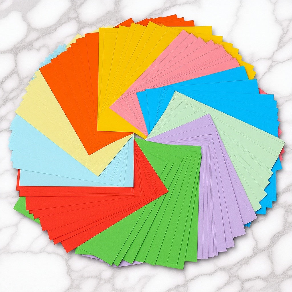 Art Craft Easy With Paper - 100 Sheets Colorful Origami Papers Assorted