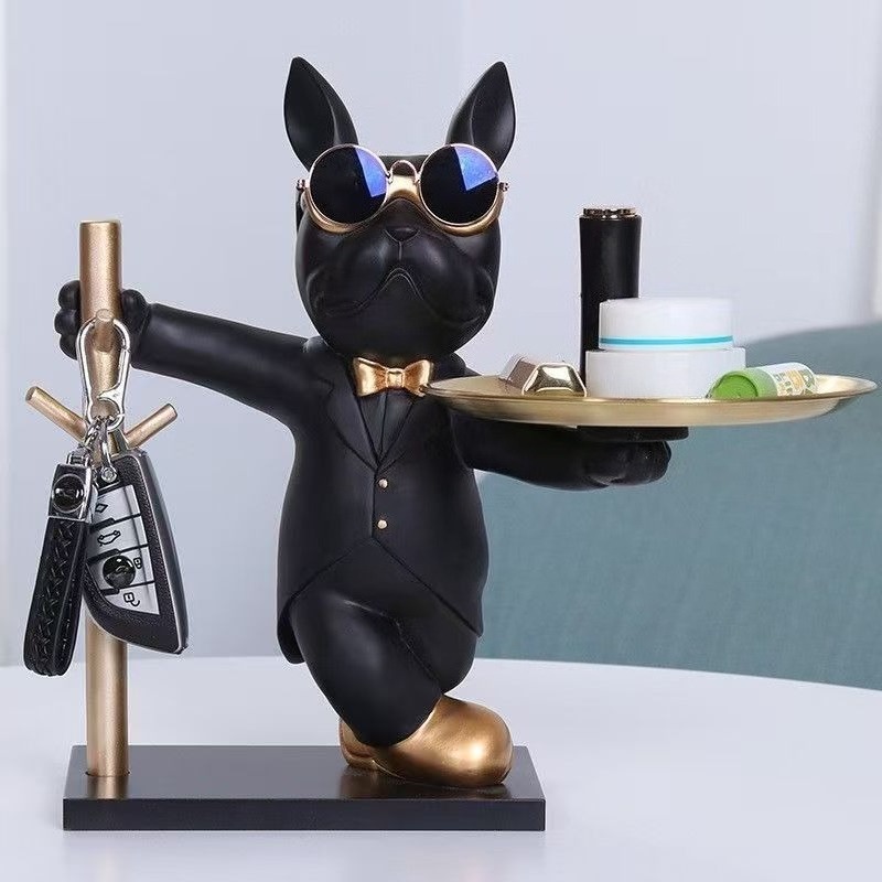 Art And Craft Sunglasses - Creative Sunglasses Cool Dog Statue Bulldog
