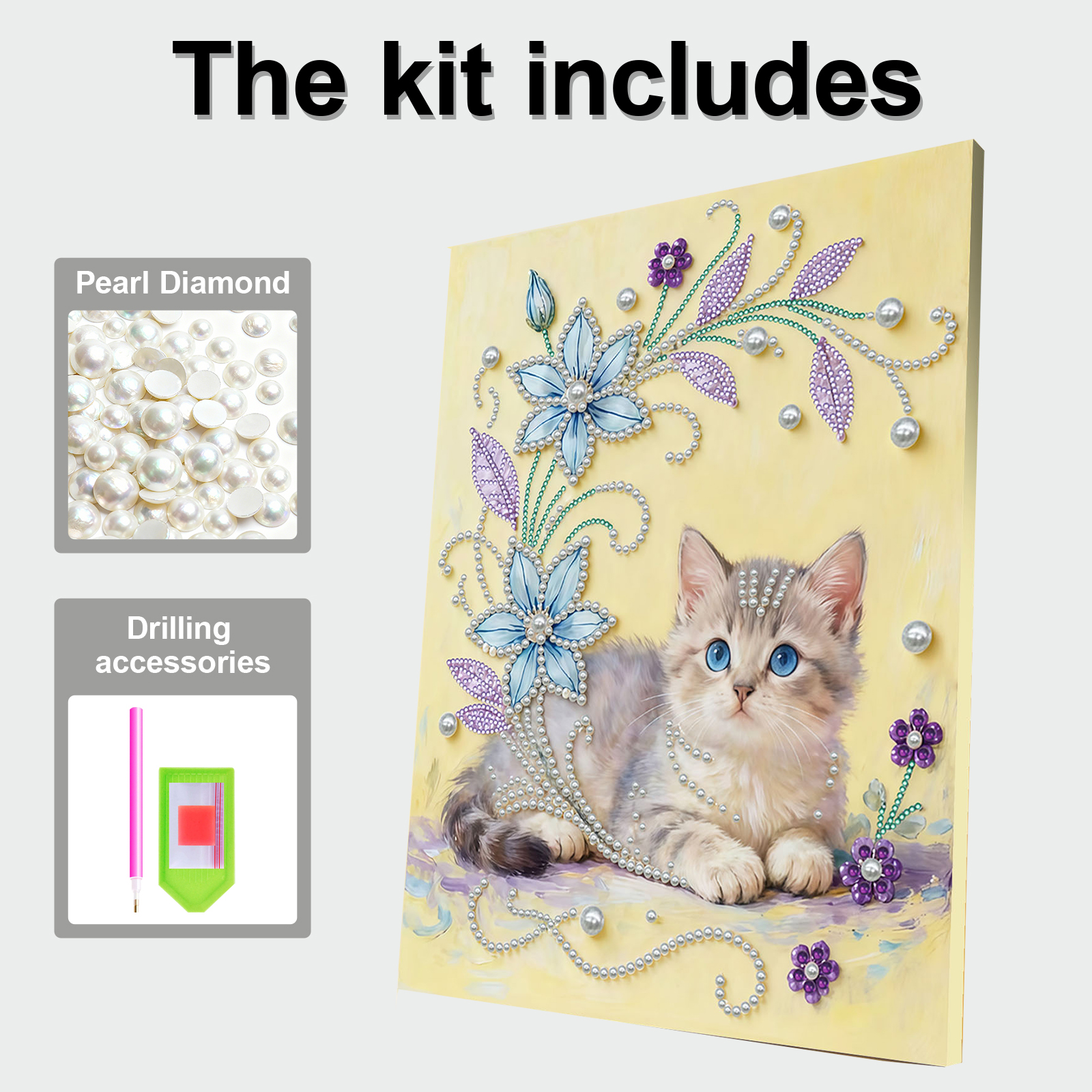 Art Craft Gifts For Adults - DIY Pearl Painting Kit for Adults/Beginners