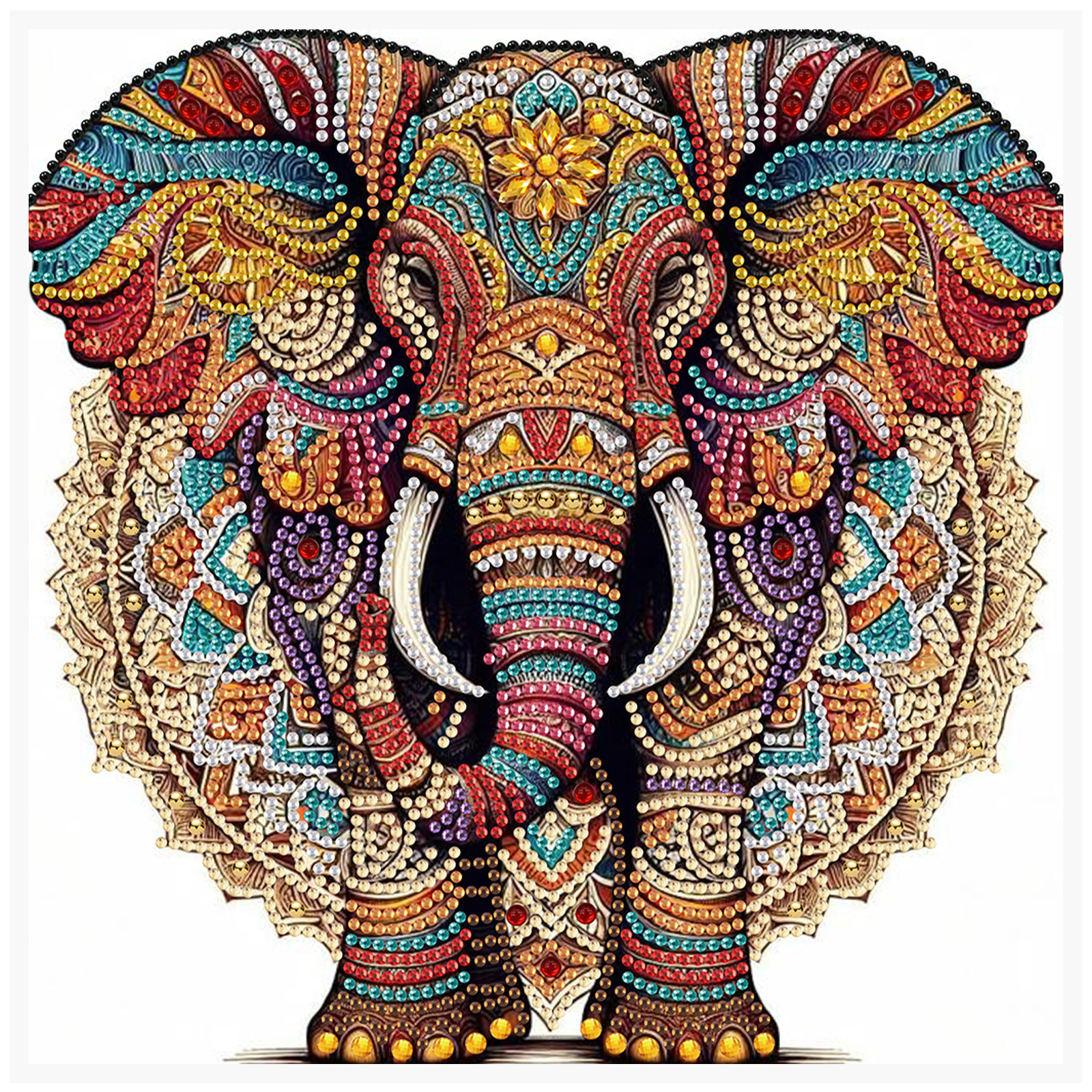 Art Craft Things - 5D DIY Diamond Painting Kit Elephant
