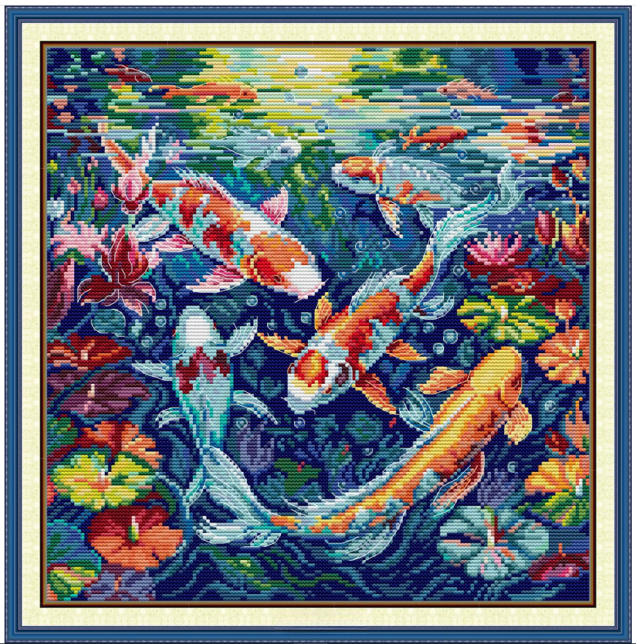Art Craft Easy With Paper - Koi Fish Design Joy Sunday Style