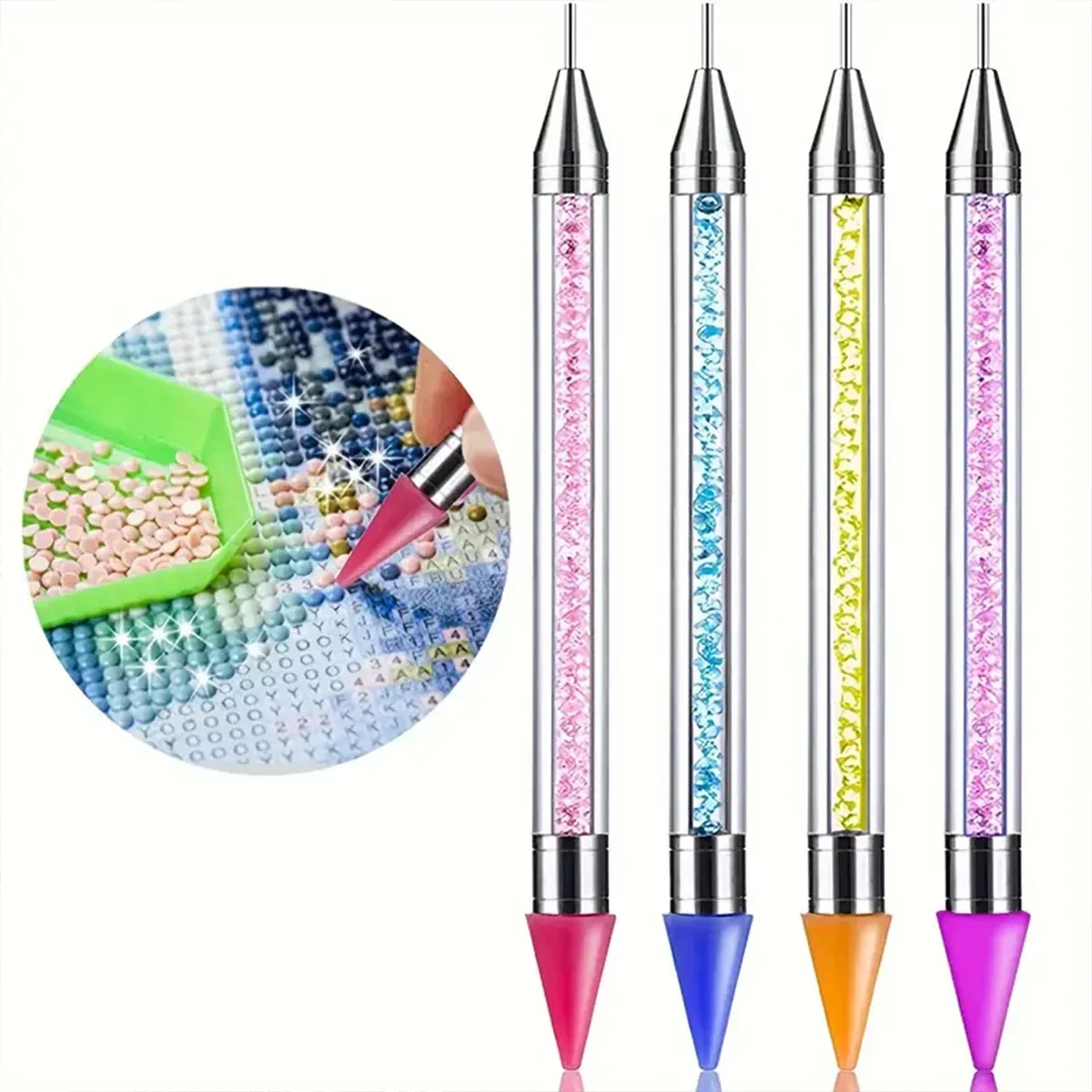 Art Craft Tools - Waxless Diamond Painting Tool, Double Tip