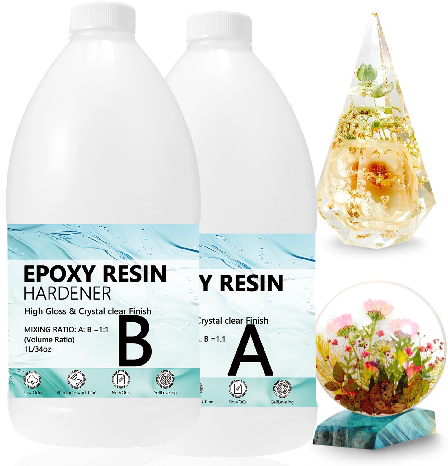 Art Craft Gifts For Adults - Epoxy Resin Kits Set, Art Kit