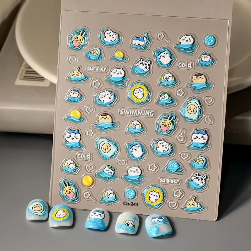 Art Craft Accessories - Cute Chiikawaed New Craft Jelly Nail