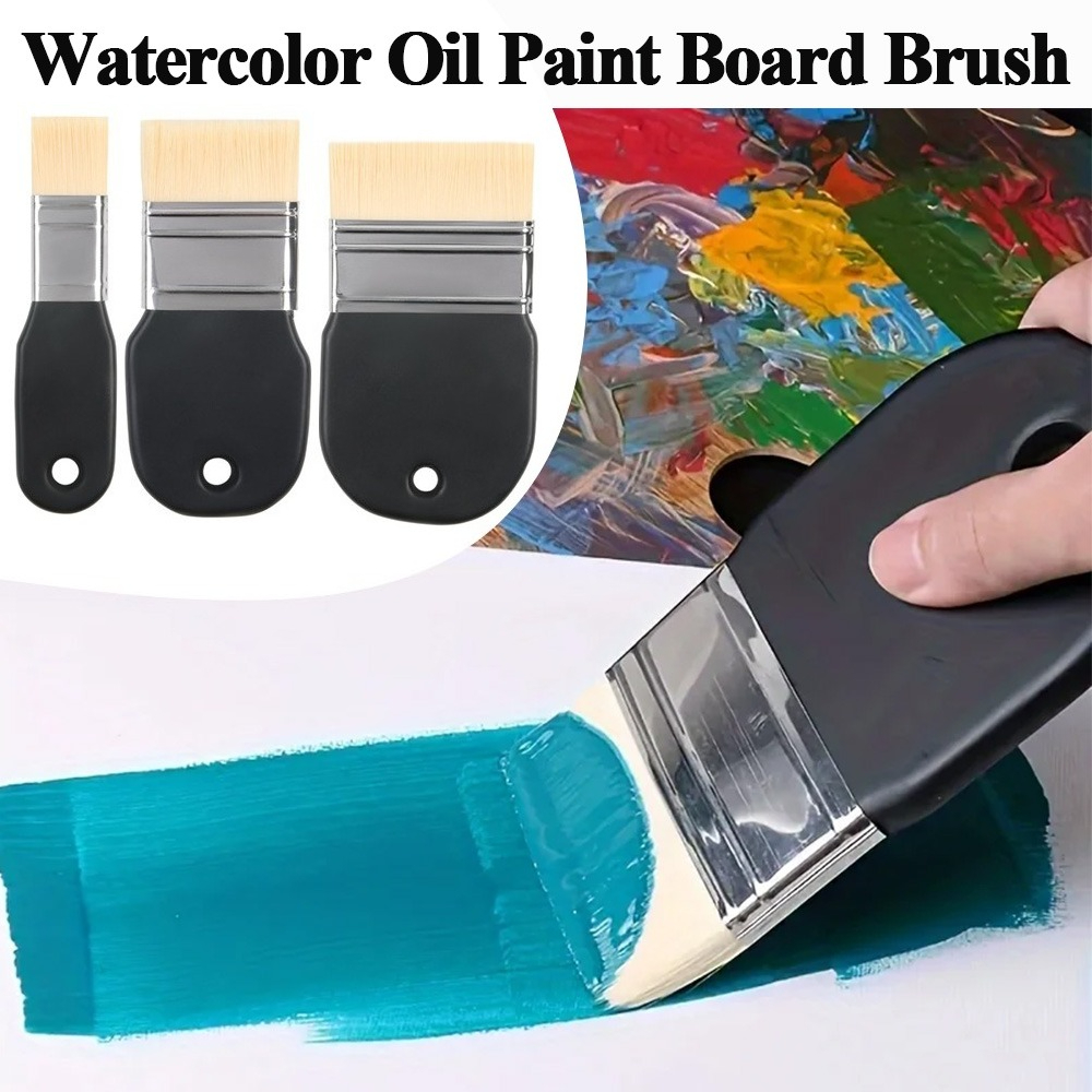 Gouache Paint Set - 1/3pcs Board Brush Nylon Paint Brush