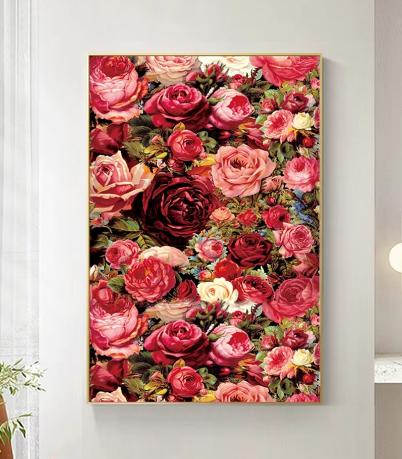 Art Craft Rose - Rose Floral Design 5D DIY Diamond