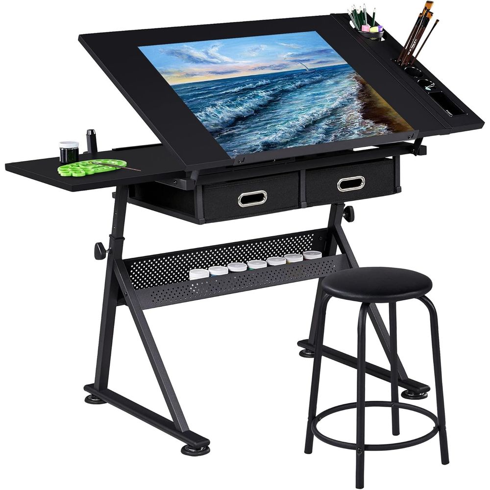 Art Craft And - Drafting Table for Artists, Height Adjustable