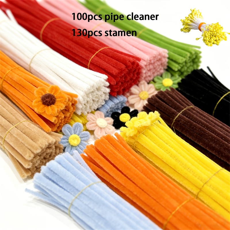 Art Craft Toddler - 230Pcs/Set Chenille Stems Pipe Cleaners with
