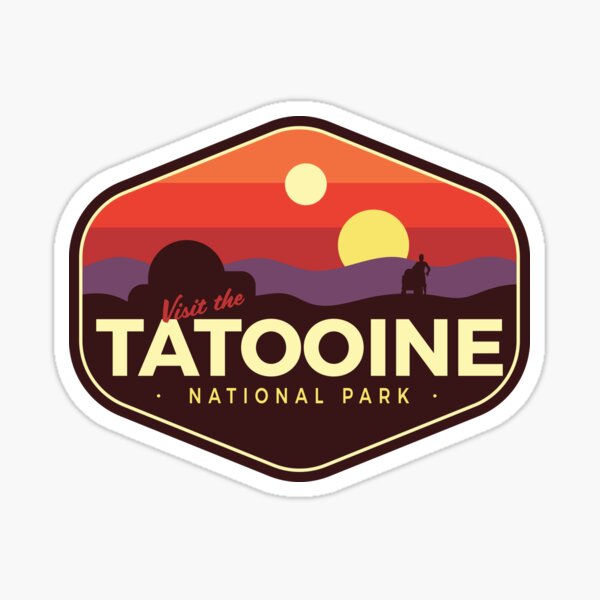 Art Craft Toddler - Tatooine National Park 5PCS Stickers for