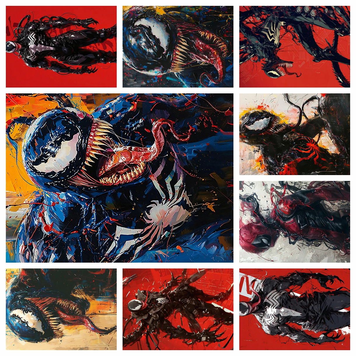 Anime Marvel venom spider-man  - Art Craft Things 评论和价格