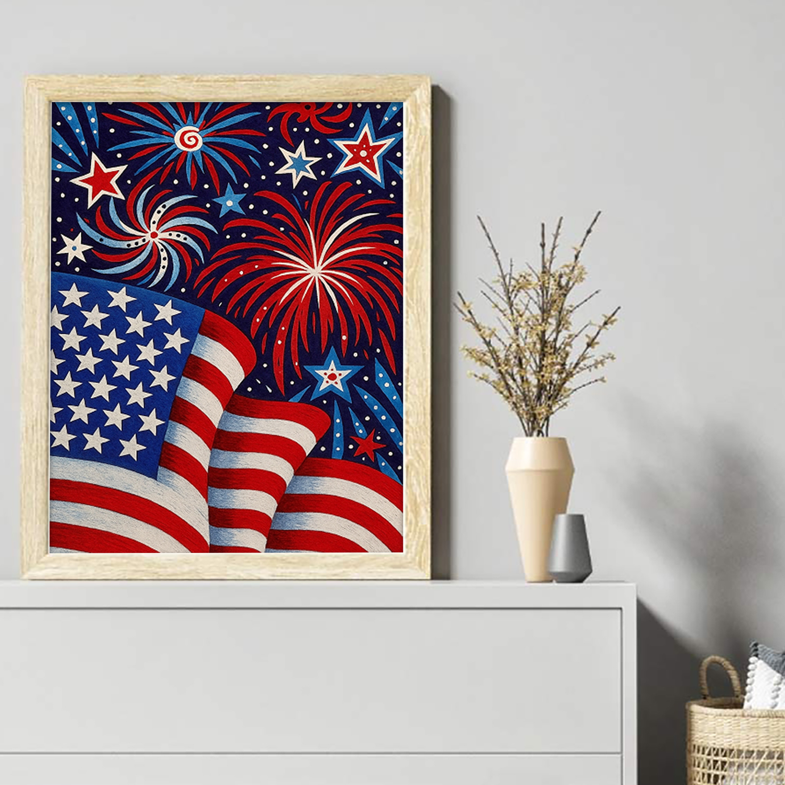 Independence Day Full 11CT 3 S - Art And Craft Independence Day 评论和价格