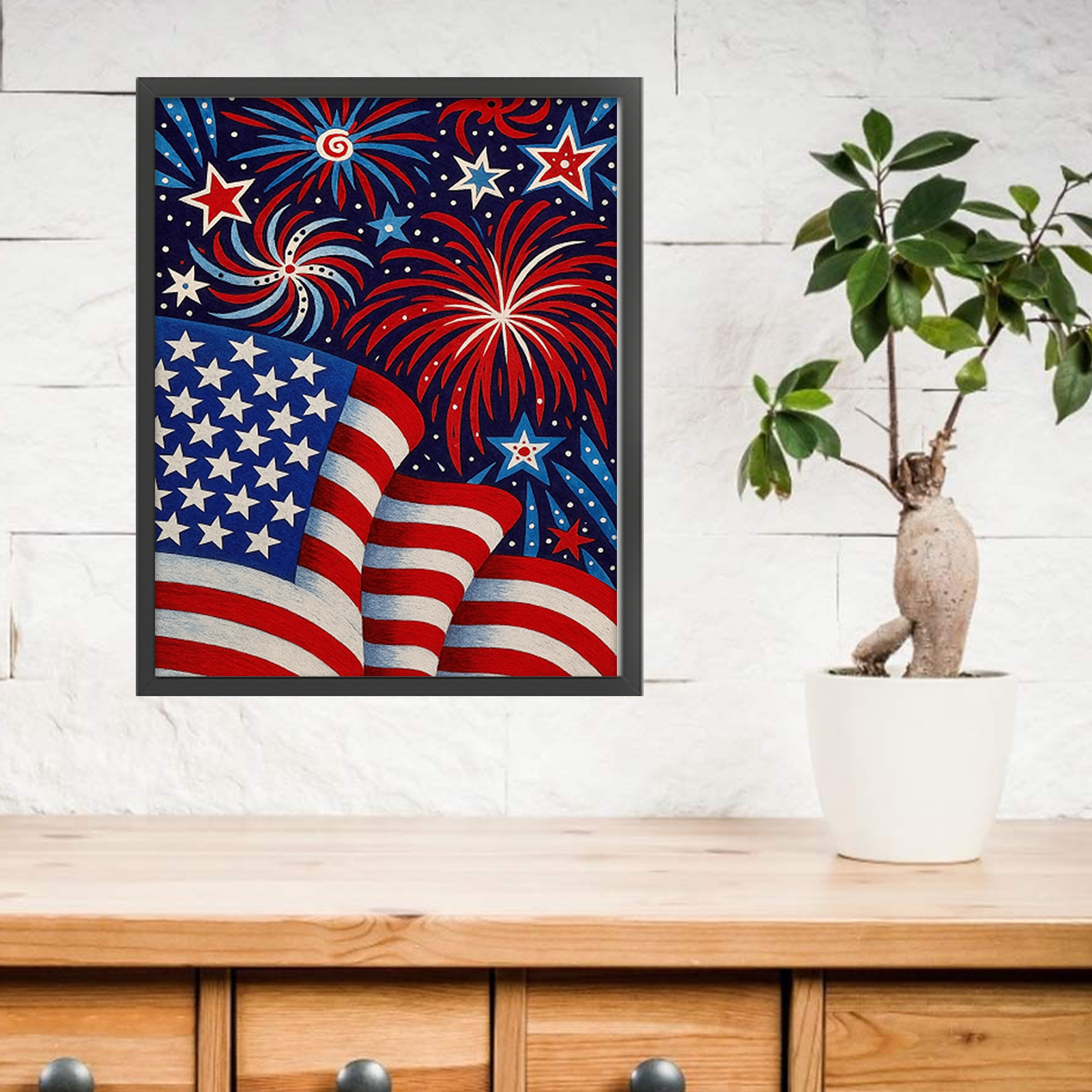 Independence Day Full 11CT 3 S - Art And Craft Independence Day 评论和价格