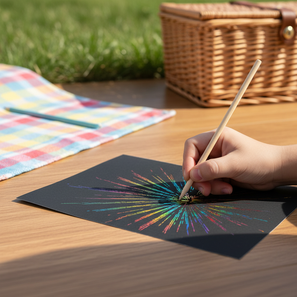 Scratch Art Paper for Kids DIY - Art Craft Easy With Paper 评论和价格