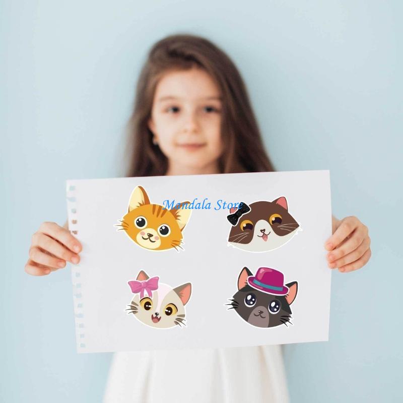 U2JC 36Pcs Cats Stickers Schoo - Art Craft Description 评论和价格