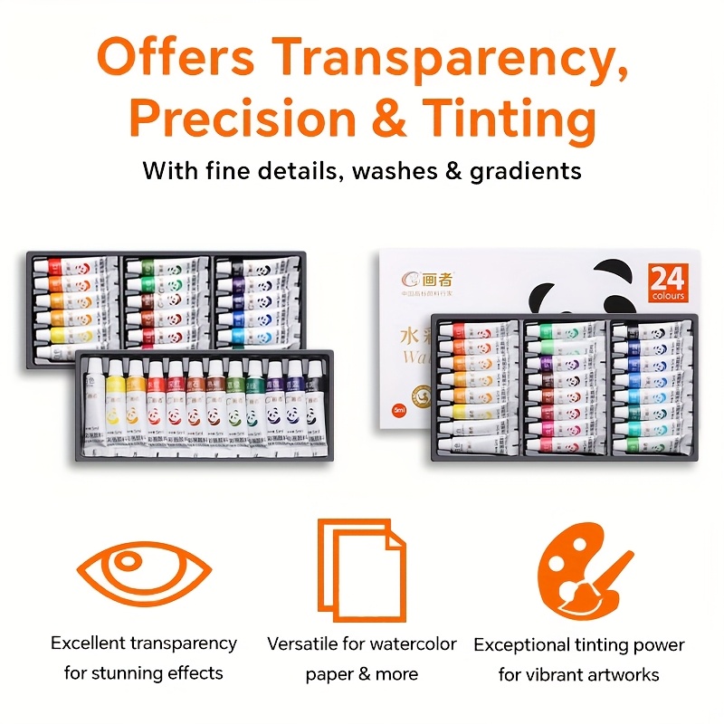 36 Colors Watercolor Paint Set - Art Craft Easy With Paper 评论和价格