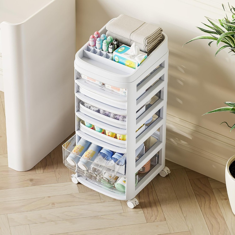 Rolling Cart with 6 Drawers, C - Art Craft And 评论和价格