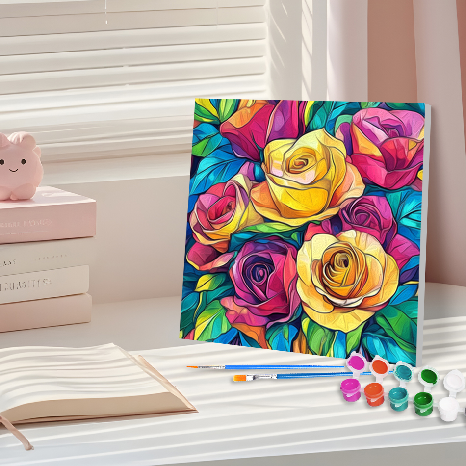 1pc frameless Oil Painting By  - Art Craft Rose 评论和价格