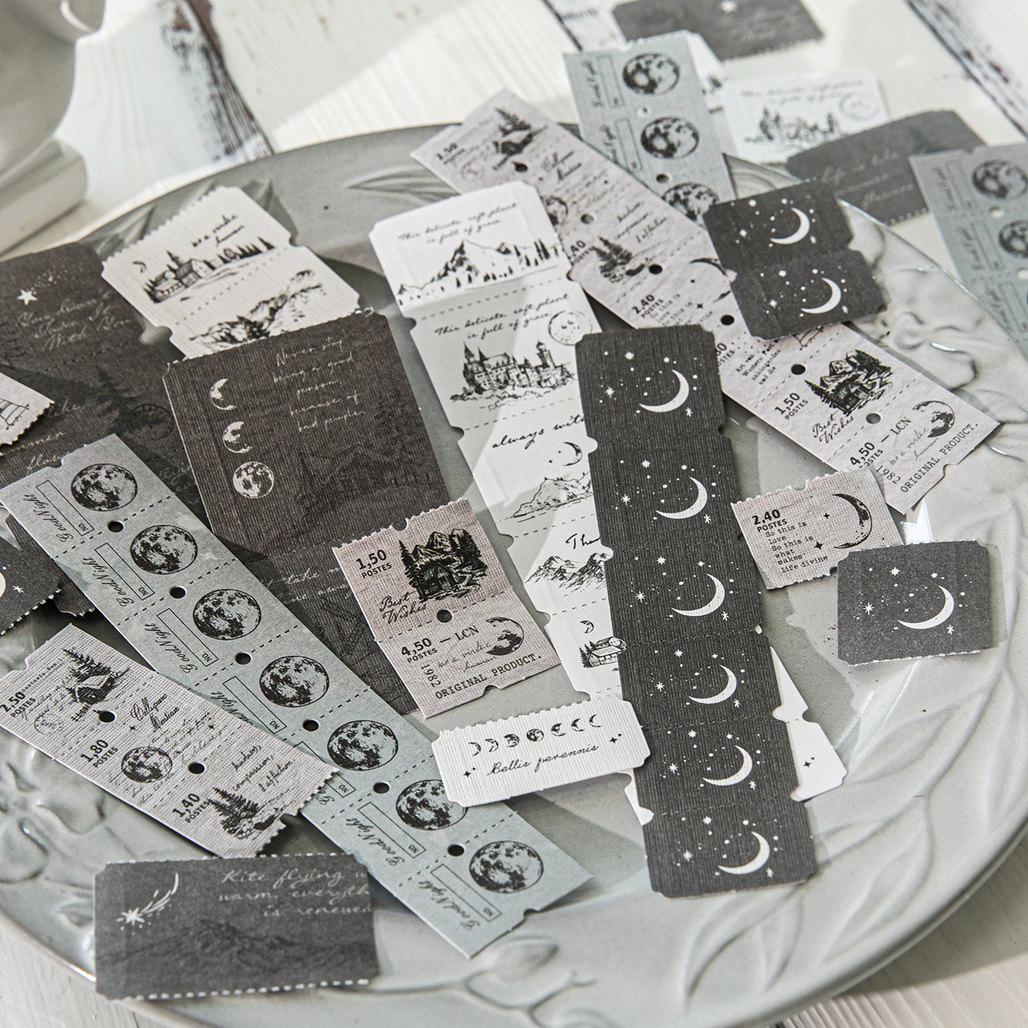 10pcs Retro Label Strip Sticke - Art Craft For 3 Year Old 评论和价格