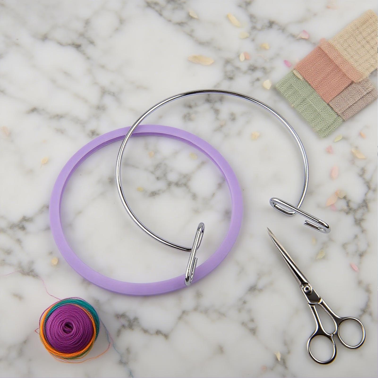 Hoop For Cross Stitching Metal - Art Craft Accessories 评论和价格