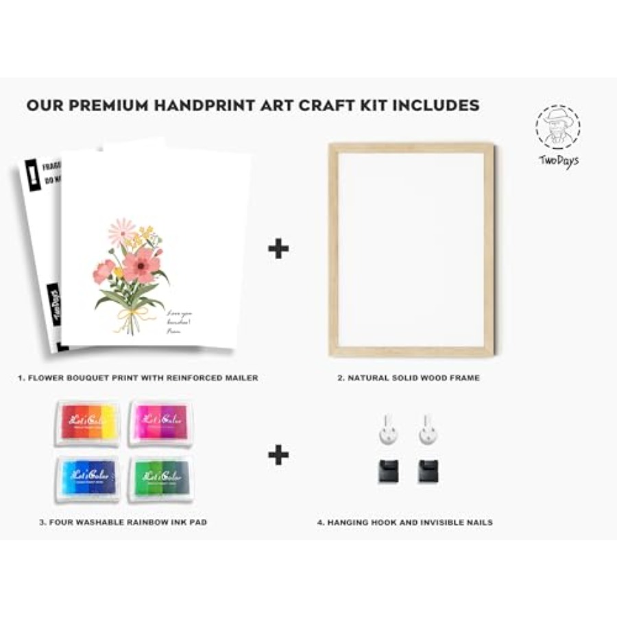 Flower Bouquet Handprint Art C - Art Craft And 评论和价格