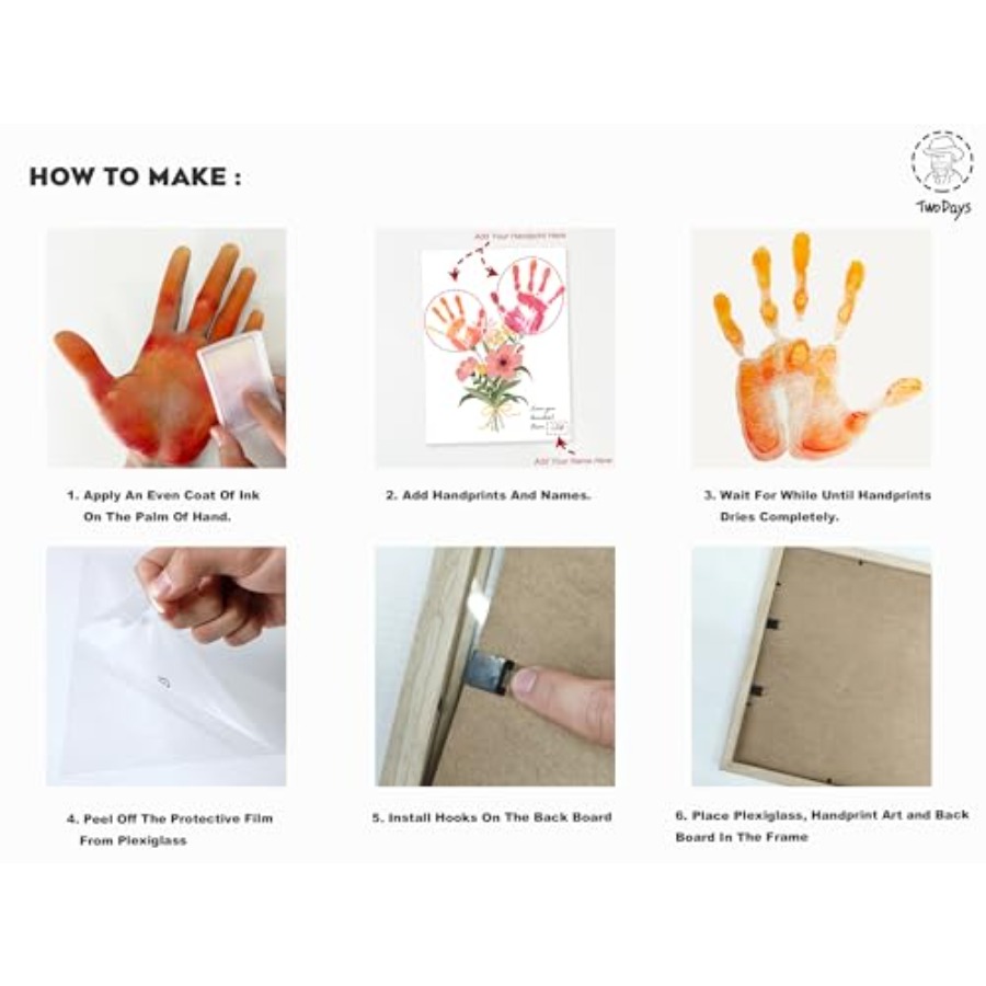 Flower Bouquet Handprint Art C - Art Craft And 评论和价格