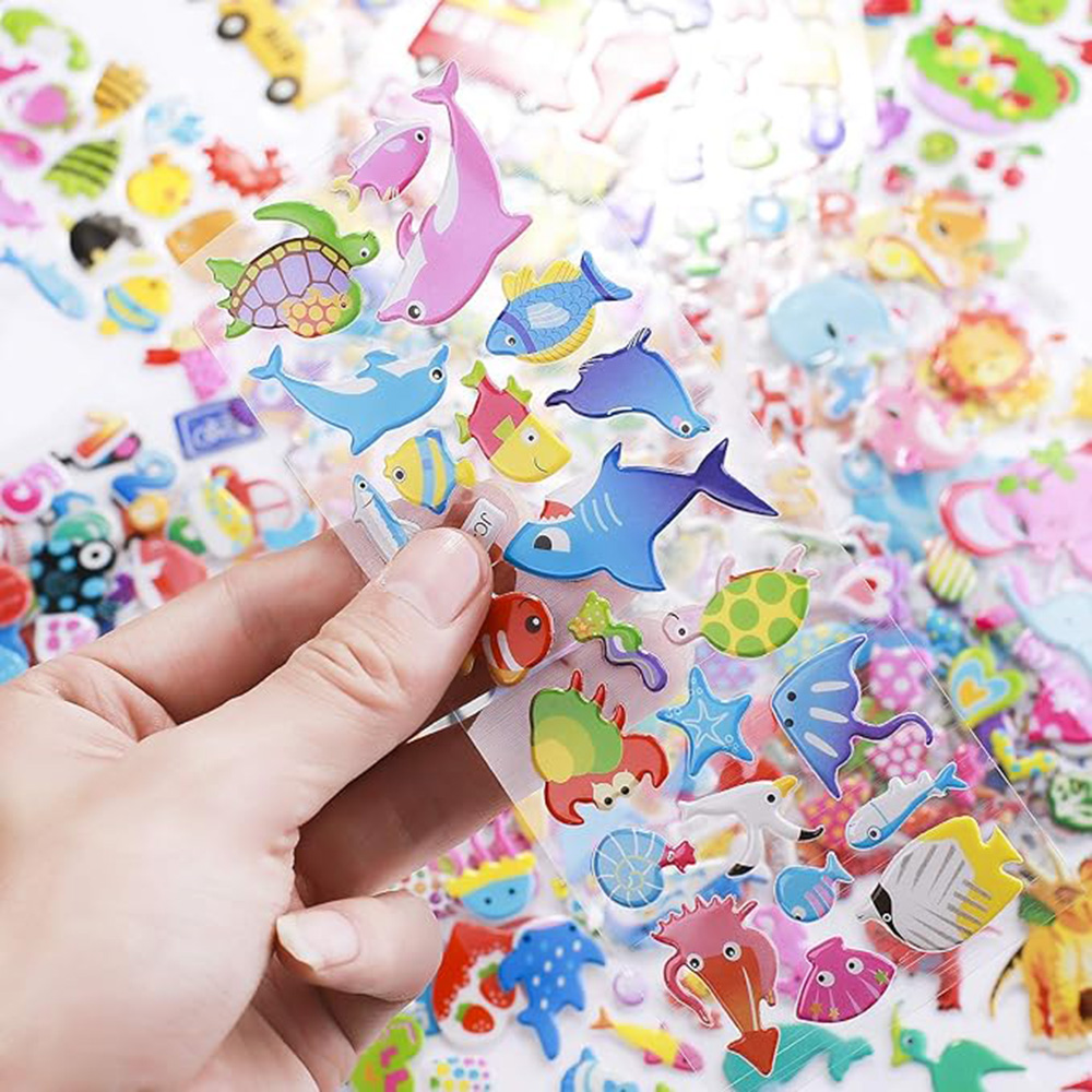 3D Puffy Bubble Stickersfor Ki - Art Craft Toddler 评论和价格