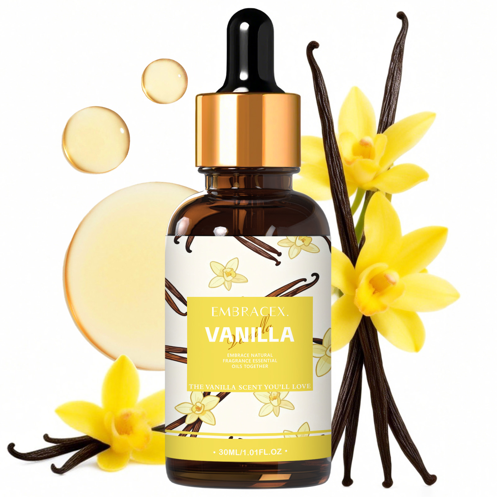 30ml Vanilla Essential Oil Per - Art Craft Things 评论和价格