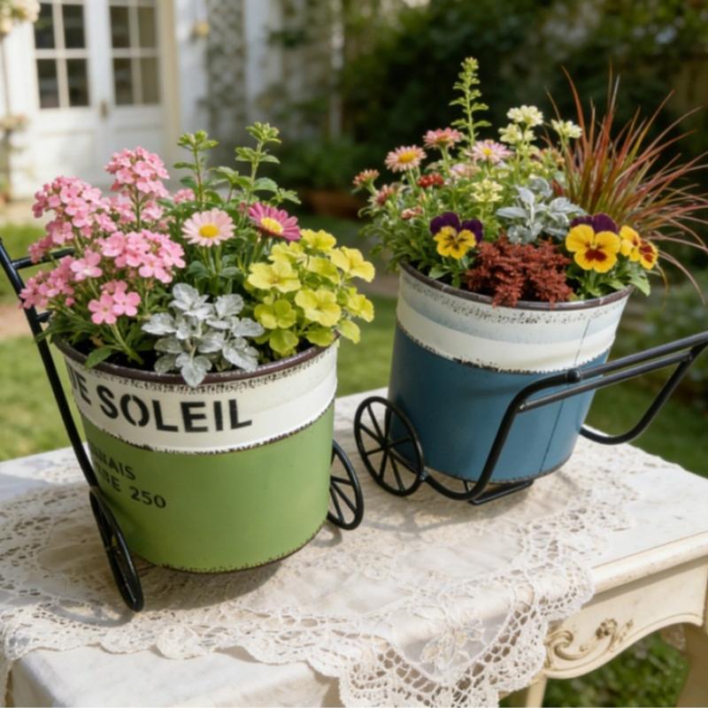 Flower Pot Succulents Planter  - Art Craft Description 评论和价格