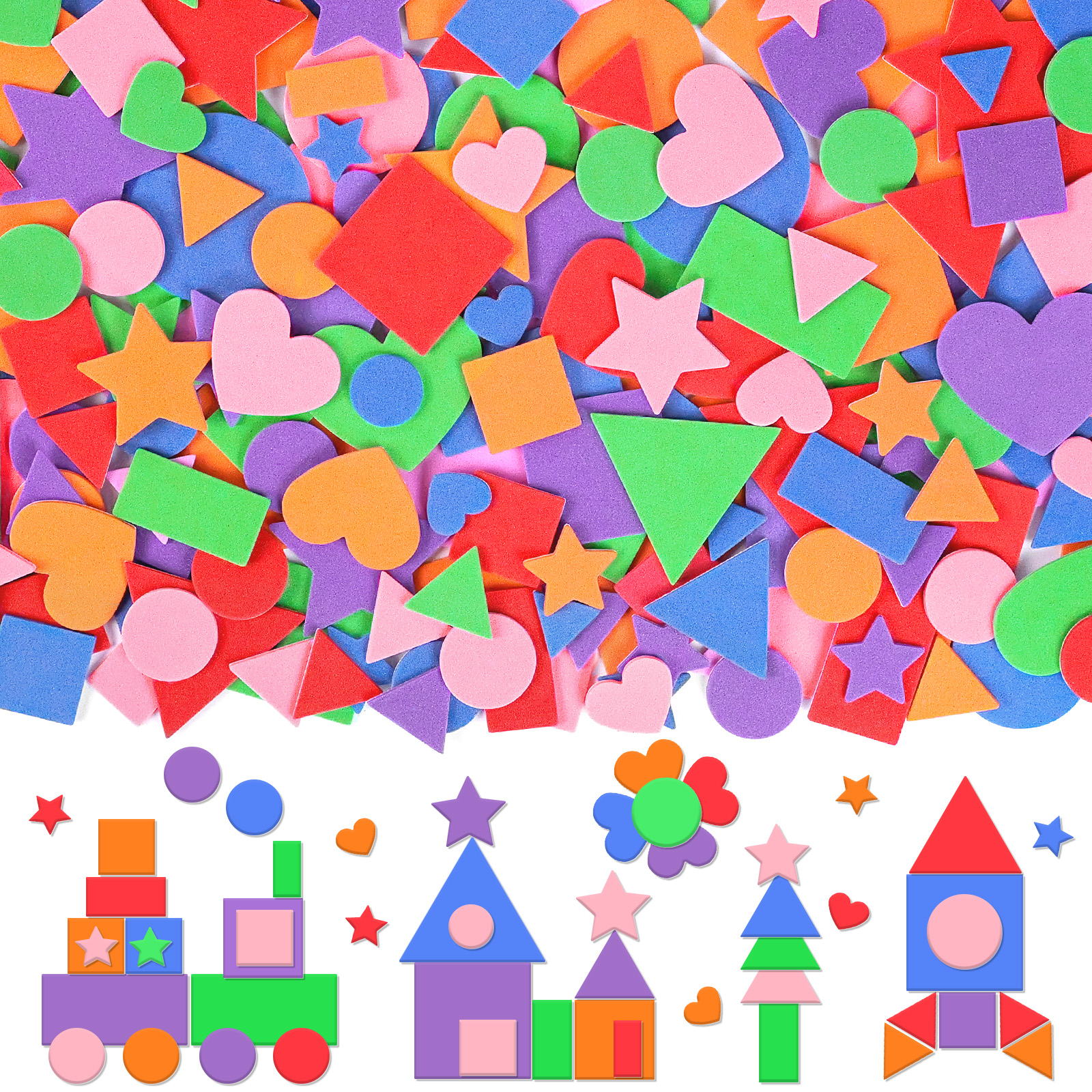 6/12/24 Sheets Non-Toxic EVA F - Art Craft Toddler 评论和价格