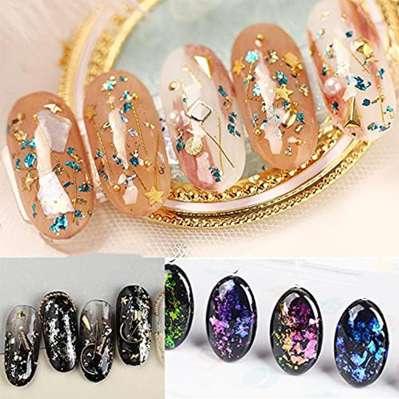 100 Sheets DIY Nail Gold Leaf  - Art Craft Leaves 评论和价格