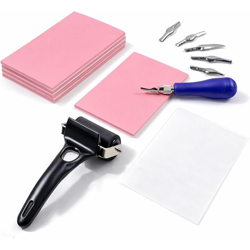 Fresh Linoleum For Printmaking - Linocut Carving Tool 评论和价格