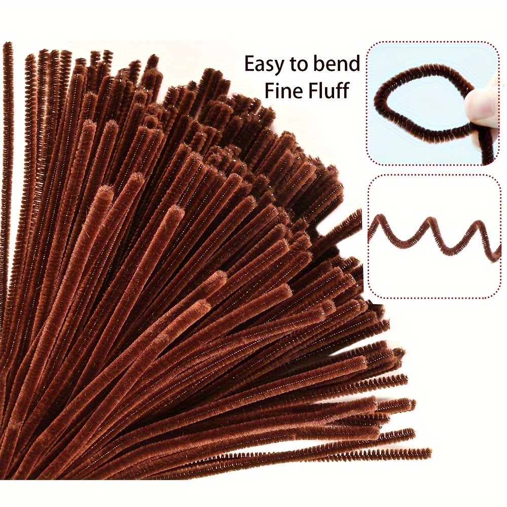 100 Pcs Coffee Pipe Cleaners,P - Art Craft Things 评论和价格