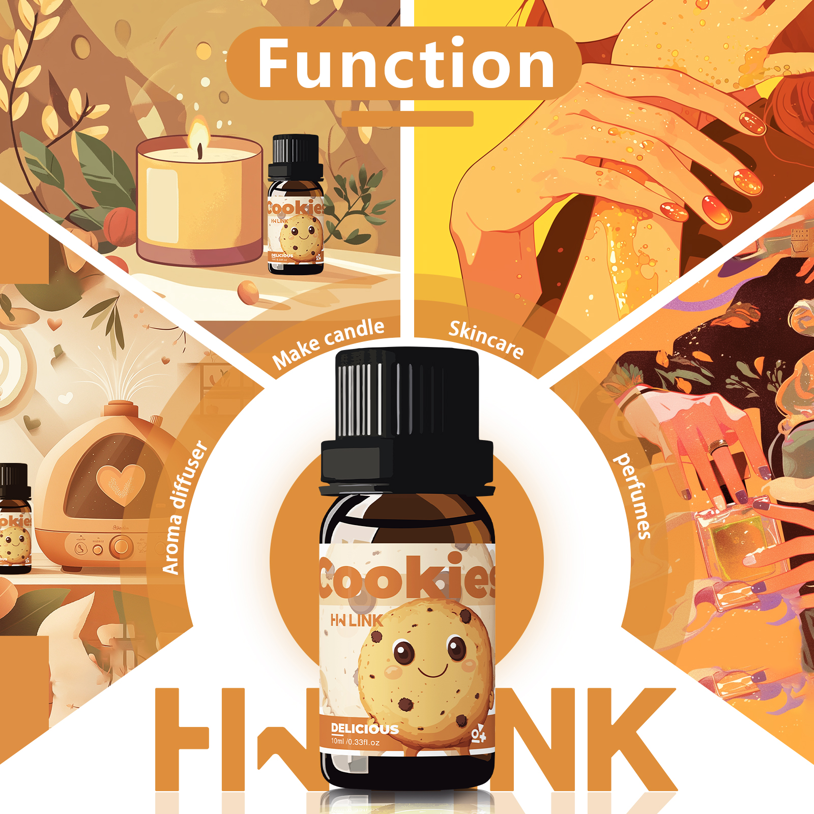 10ml Cookies Essential Oils Pe - Art Craft Things 评论和价格