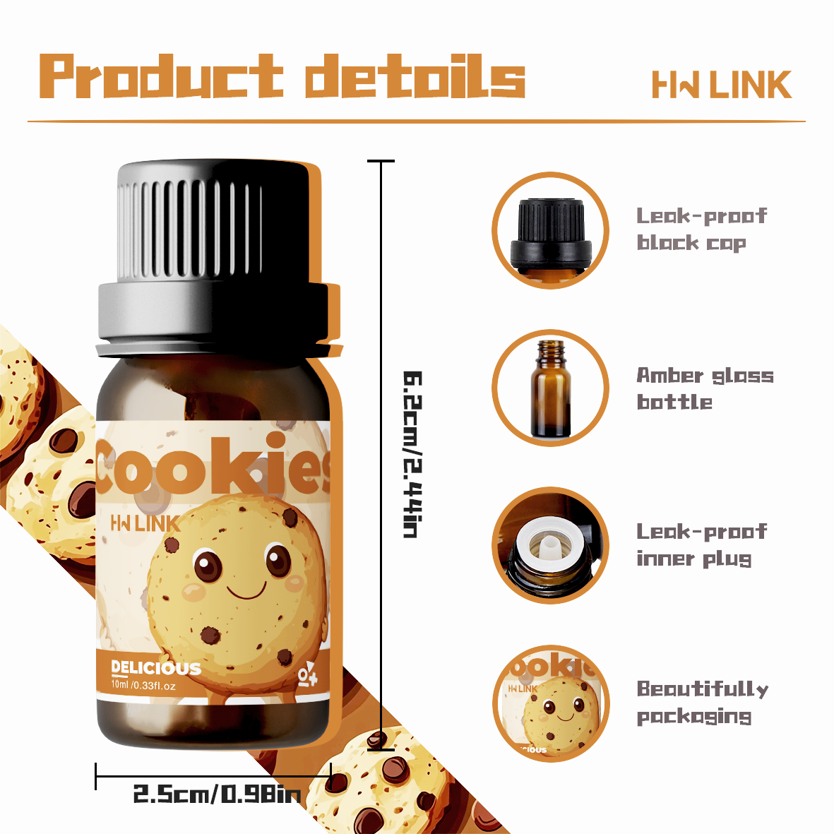 10ml Cookies Essential Oils Pe - Art Craft Things 评论和价格