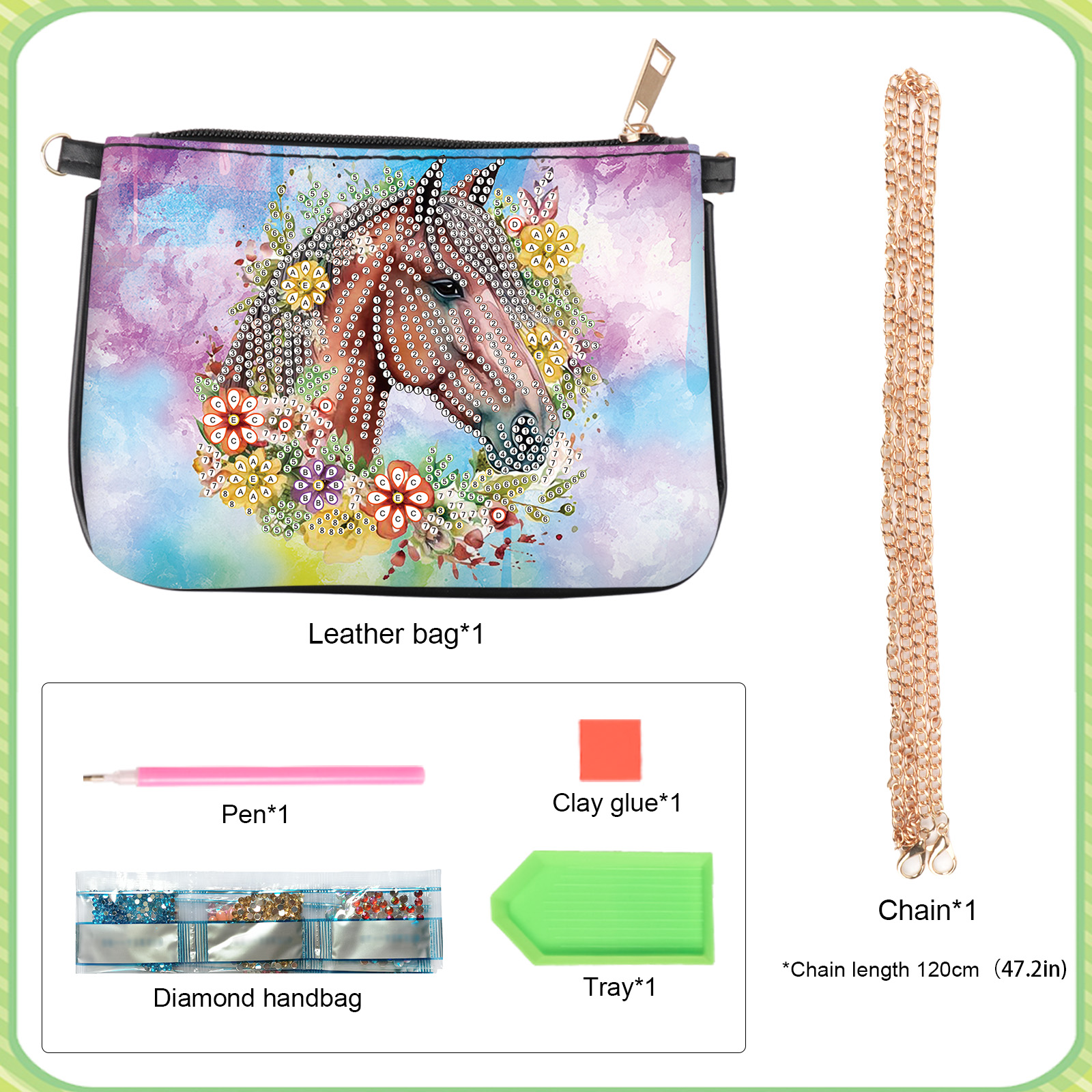 Diamond Art Painting bag Kits  - Art Craft Gifts For Adults 评论和价格