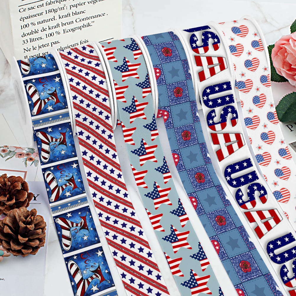 Independence Day Grosgrain Rib - Art And Craft Independence Day 评论和价格