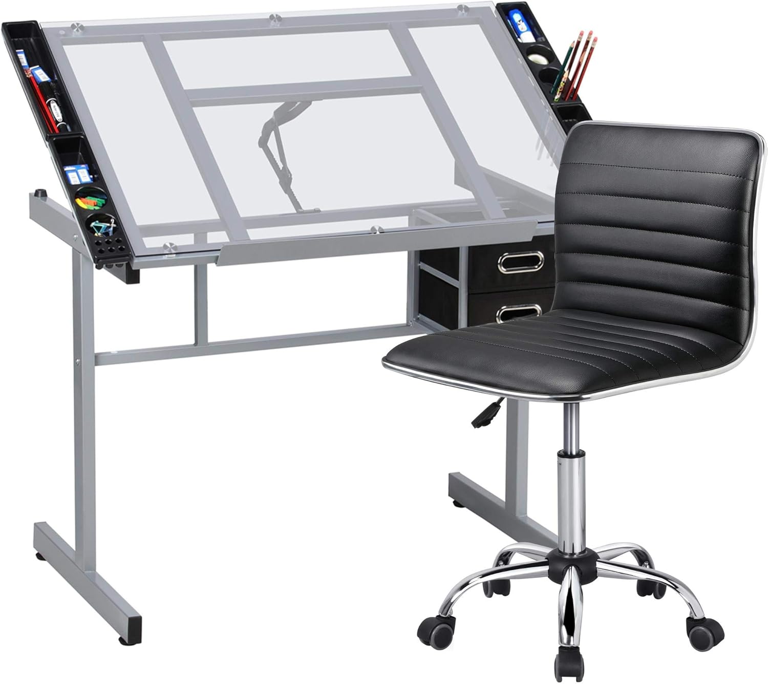 Adjustable Drafting Draft Tabl - Artwork Craft 评论和价格