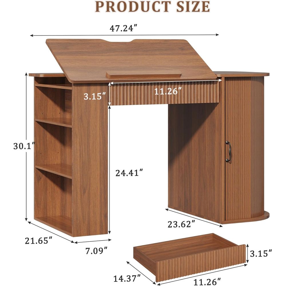 Storage Cabinet Desk with Draw - Art & Craft Kortingscode 评论和价格