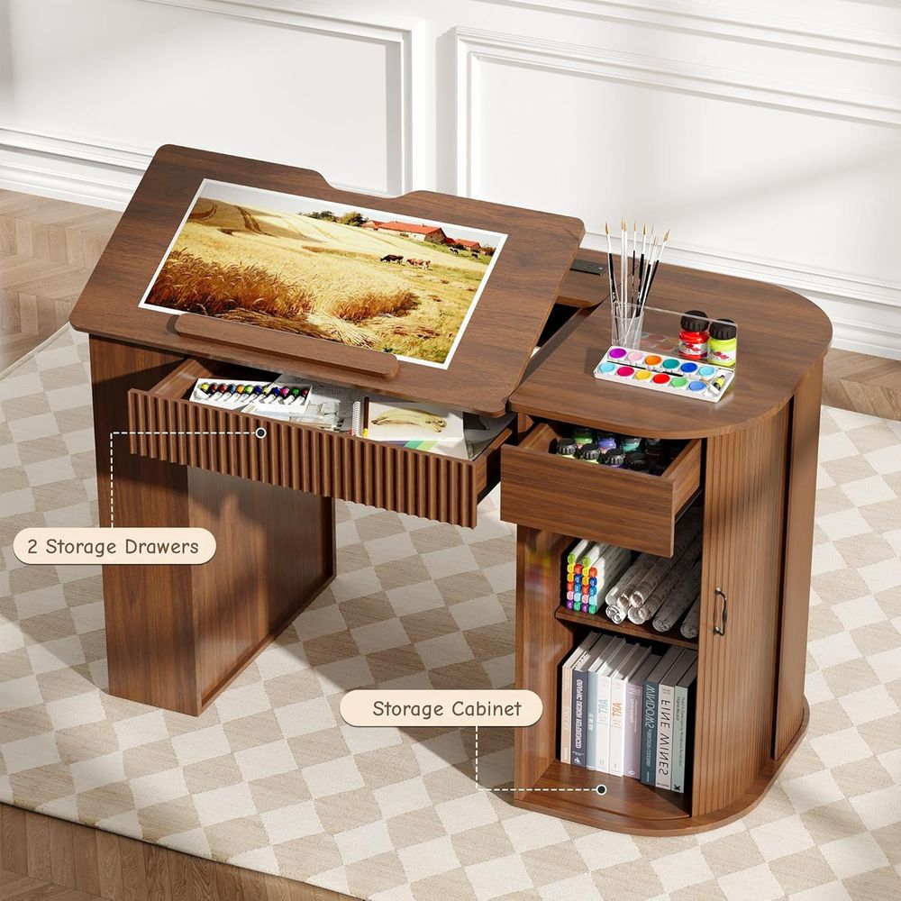 Storage Cabinet Desk with Draw - Art & Craft Kortingscode 评论和价格
