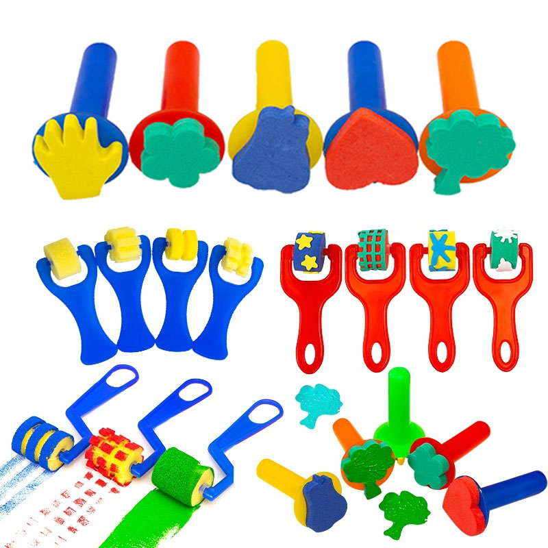 Children Toddler Sponge Stamp  - Art Craft Toddler 评论和价格