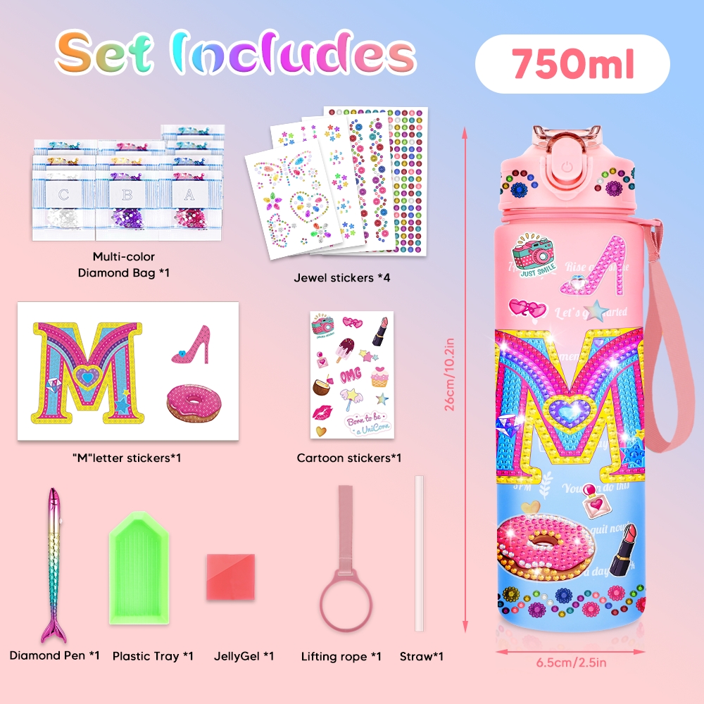 1Set Decorate Your Own Water B - Art Craft Cup 评论和价格