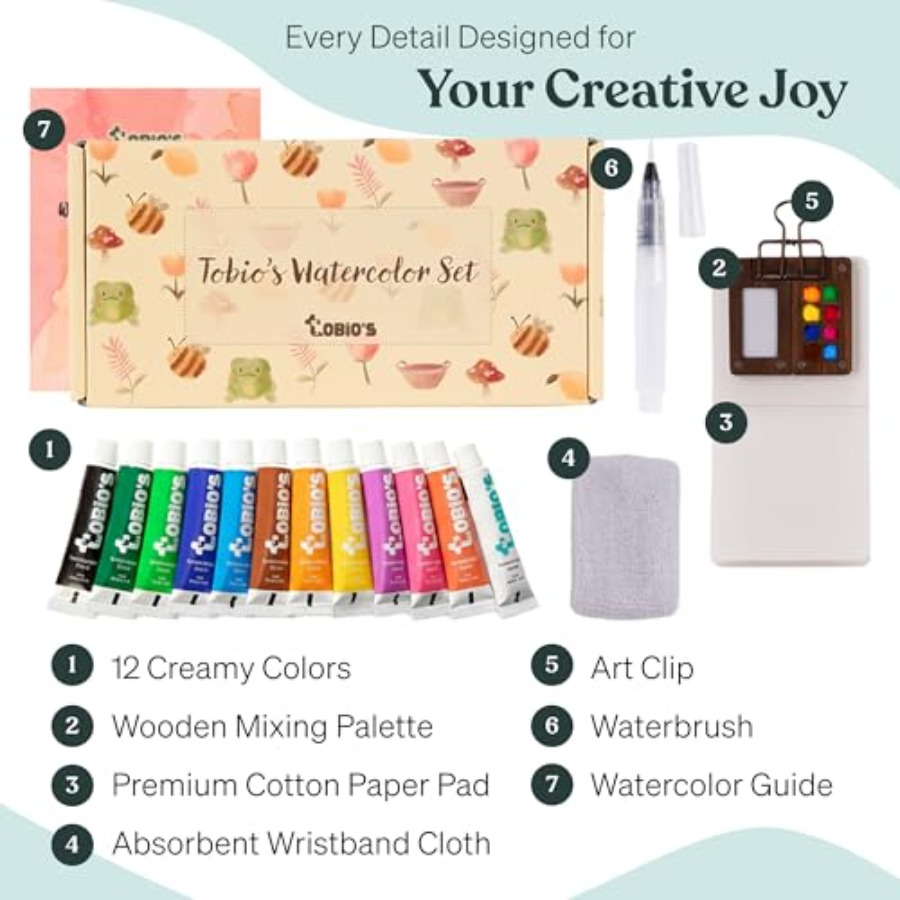 Original Mini Wooden Watercolo - Art & Craft Kortingscode 评论和价格