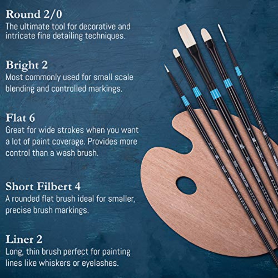 Aspen 6500 Series 5pc Professi - Gouache Paint Set 评论和价格