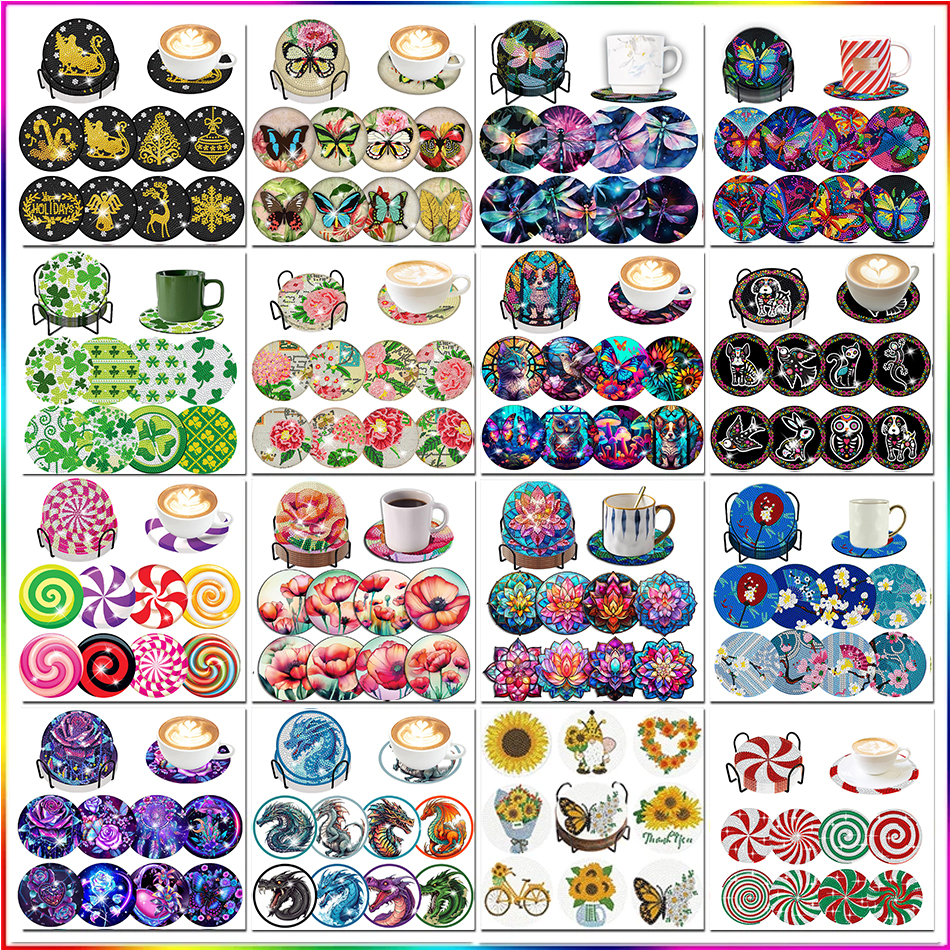 SDOYUNO 8pcs Diamond Art Coast - Art Craft Cup 评论和价格