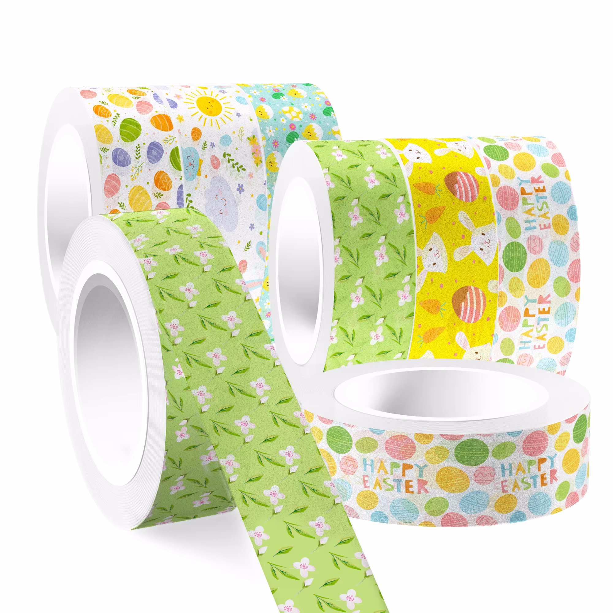 12 Rolls Easter Day Egg Rabbit - Washi Tape Rolls 评论和价格